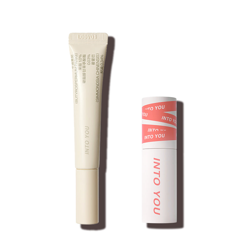 INTO YOU Super Matte Lip Mud & Serum Bundle-EM17-Coral Peach