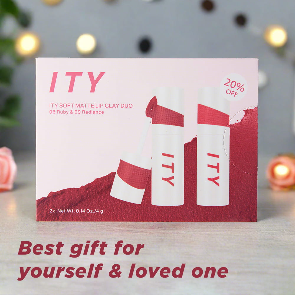 ITY Iconic Soft Matte Lip Clay Duo - Gift for Love Ones
